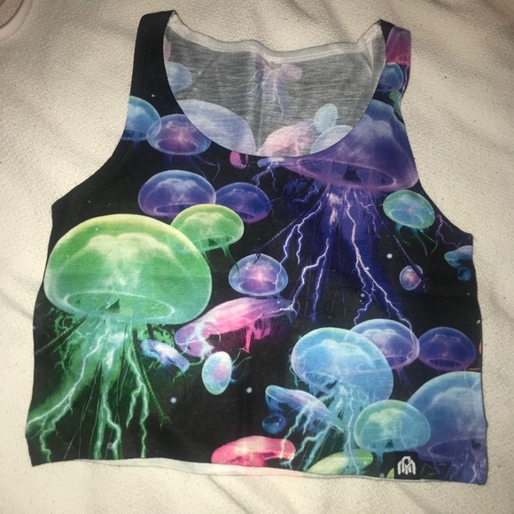 Hot Topic Tops - Jellyfish crop top Hot Topic Tops - Jellyfish crop top